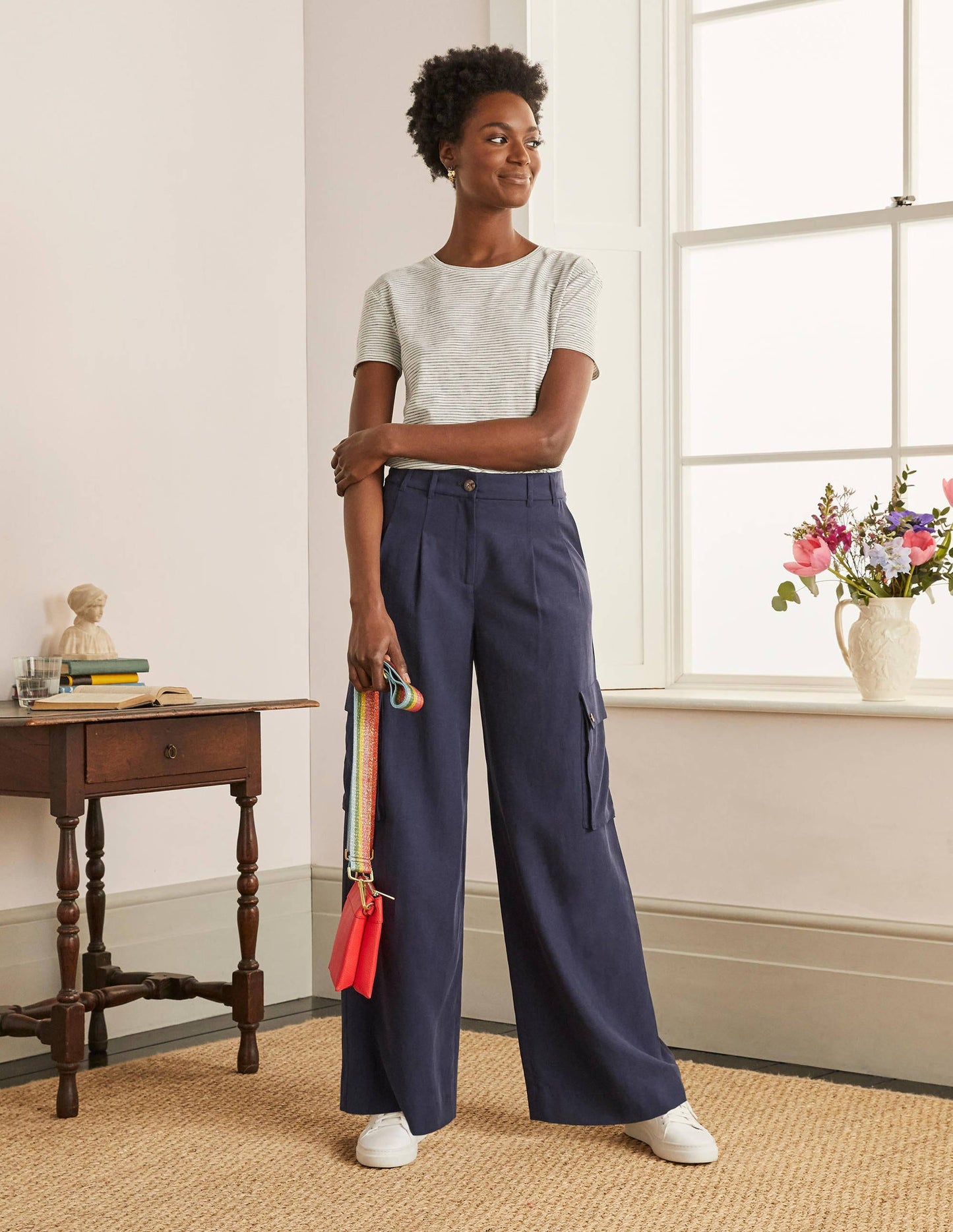 Ailesbury Cargo Pants-Navy