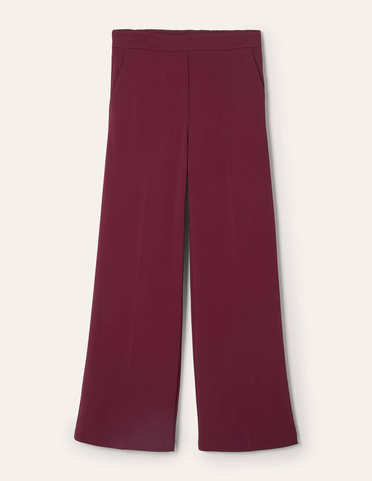 Albemarle Wide Leg Pants-Mulled Wine