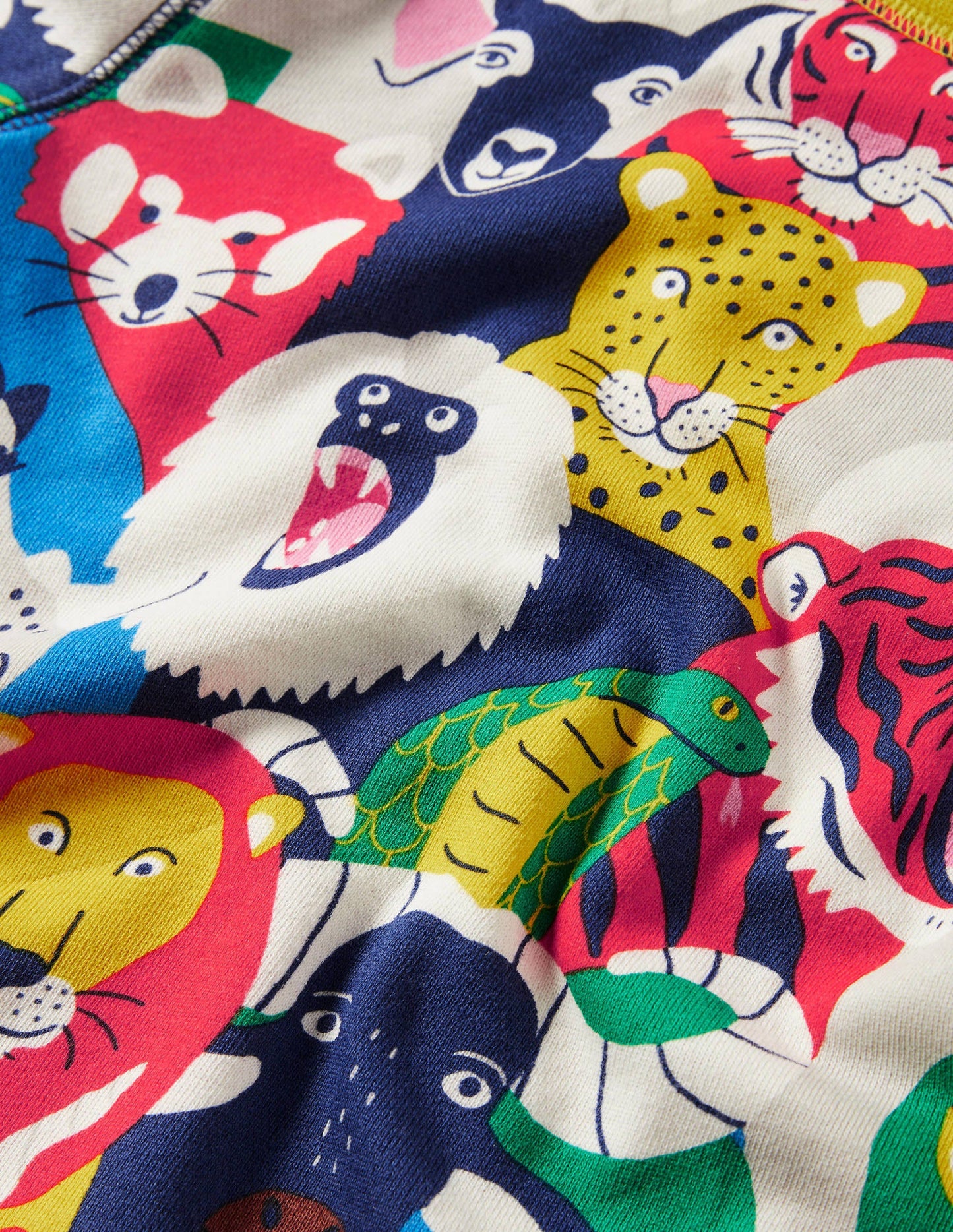 Appliqué Scene Sweatshirt-Multi Bonkers Jungle
