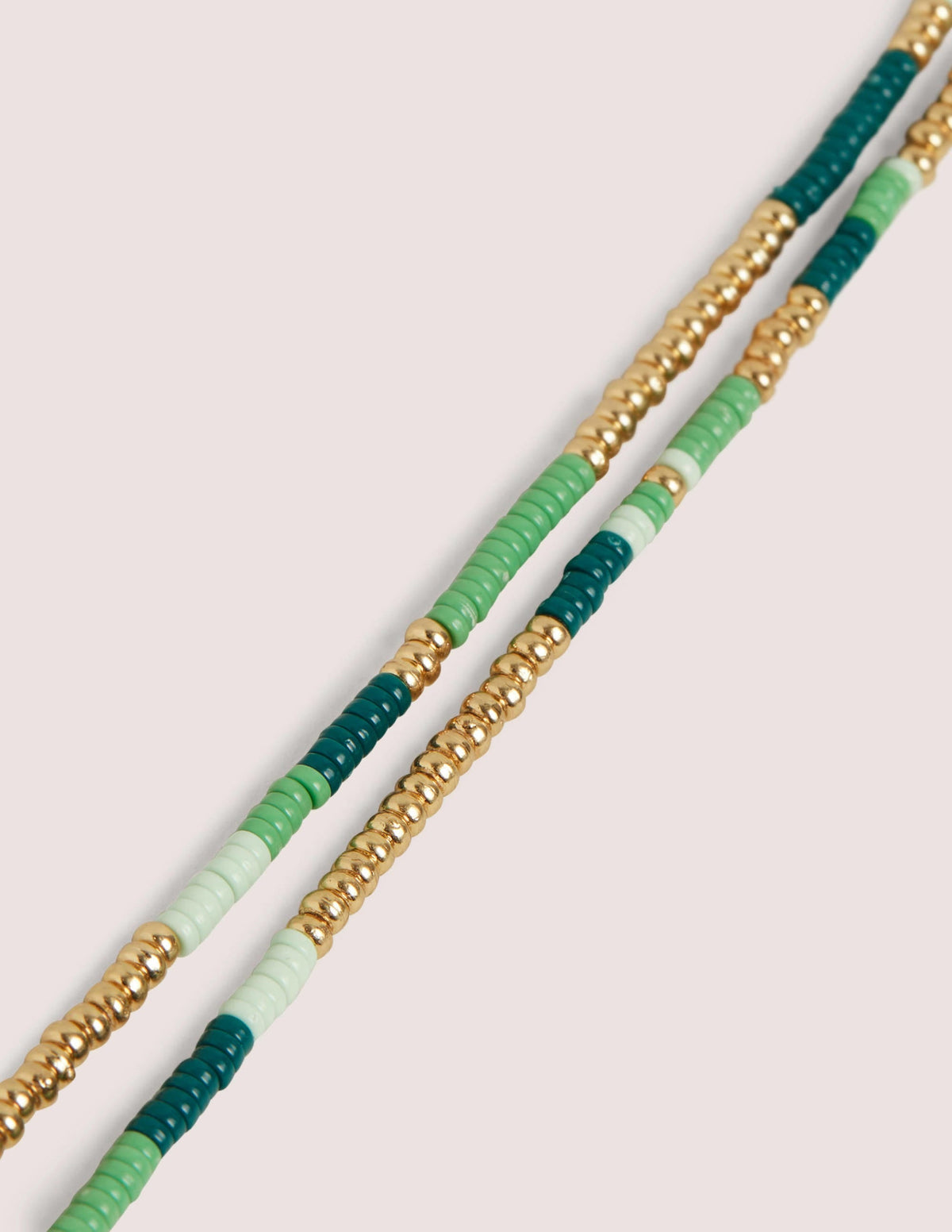 Beaded Necklace-Green
