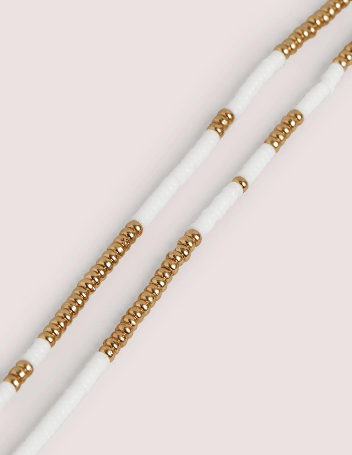 Beaded Necklace-Ivory