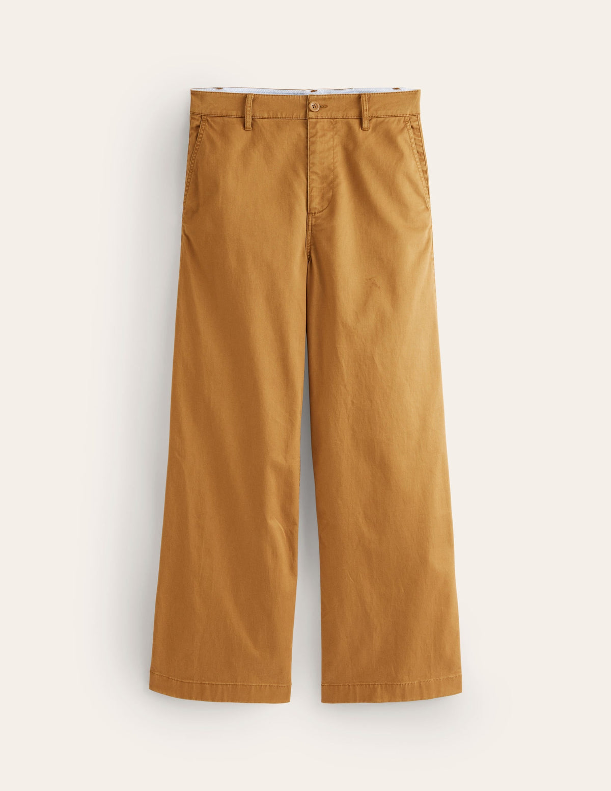 Barnsbury Crop Chino Pants-Bronze Brown