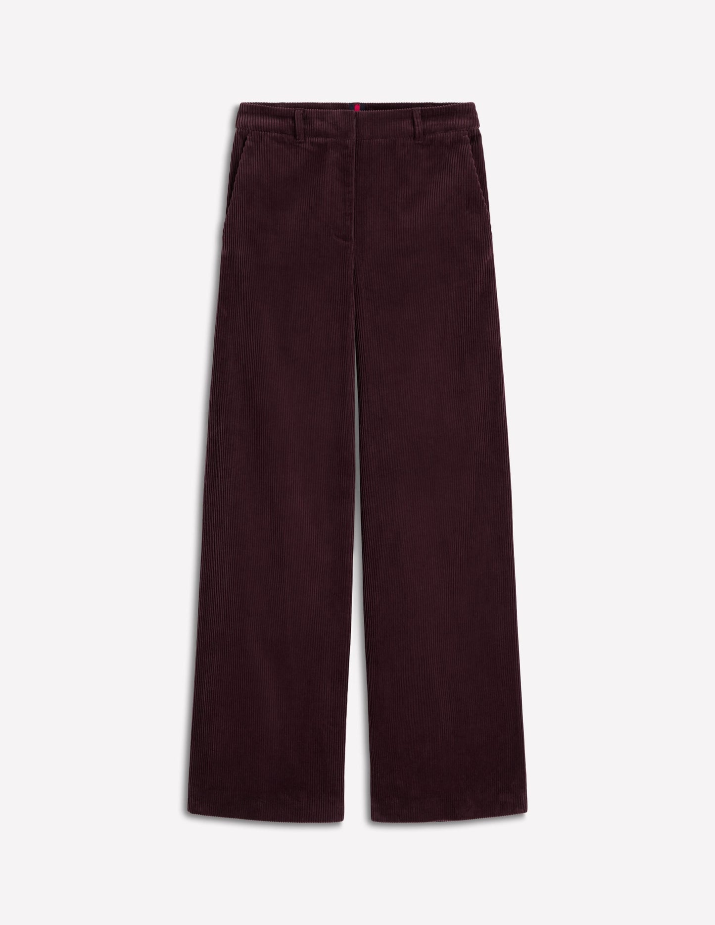 Belgravia Chunky Cord Pants-Deep Aubergine