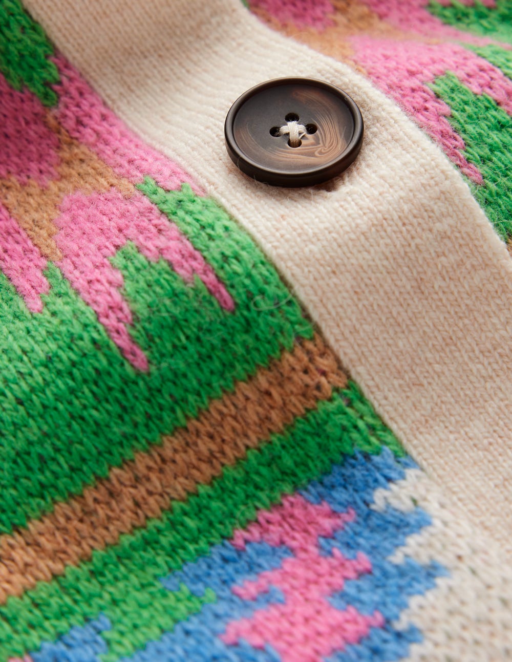 Abi Jacquard Cardigan-Multi Aztec