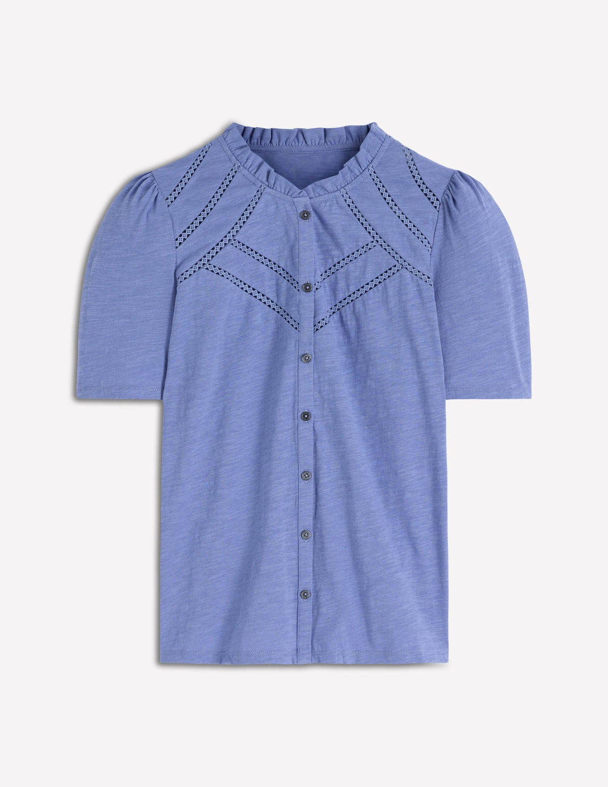 Bea Short Sleeve Shirt-Ebb and Flow