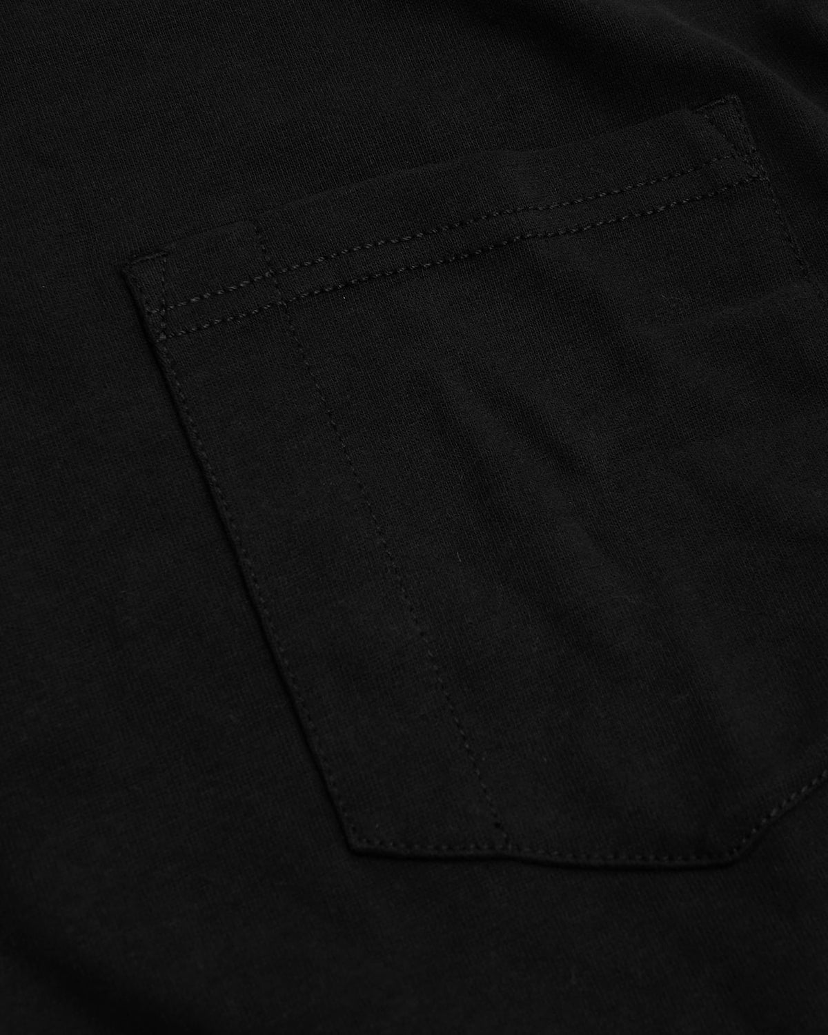 Black & Navy Tall Heavyweight Long Sleeve Pocket Crew 2-Pack