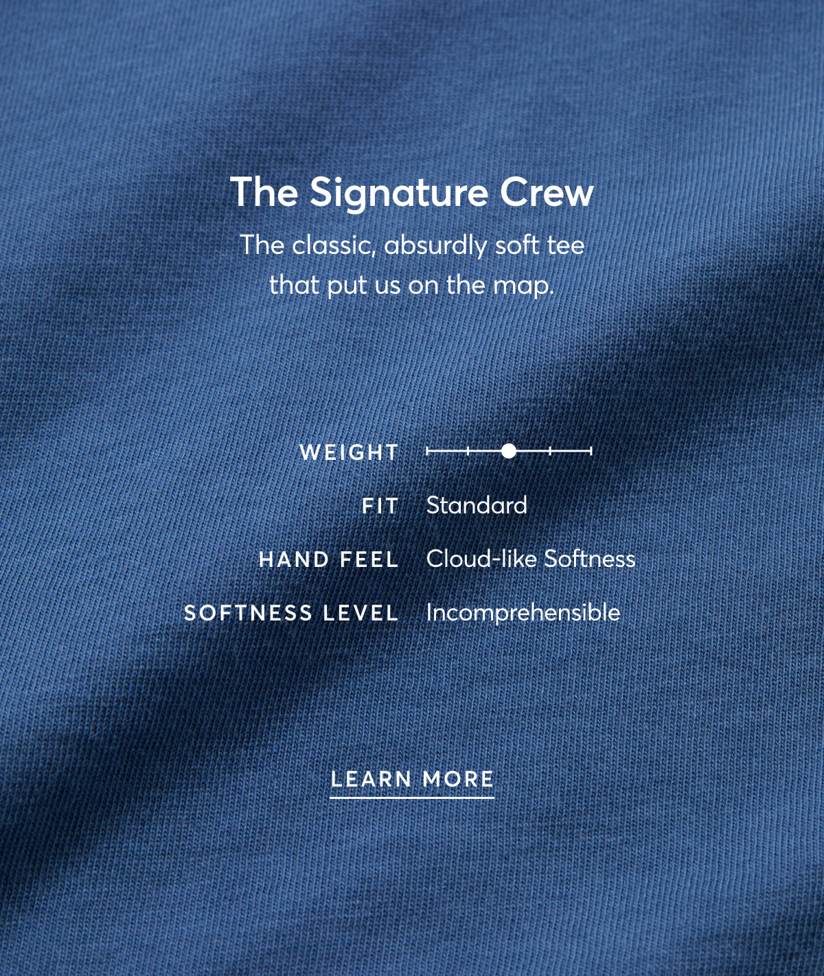 Women's Signature Crew in True Navy