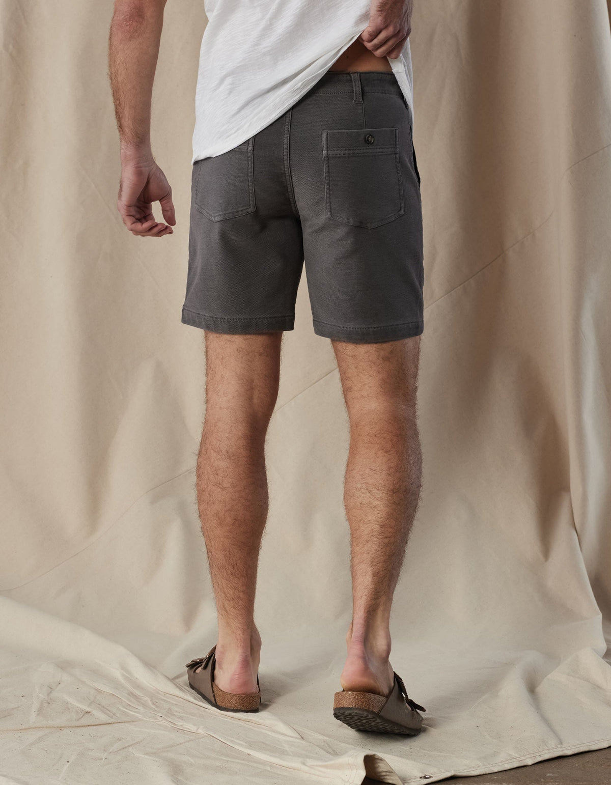 Comfort Terry Utility Short in Shadow