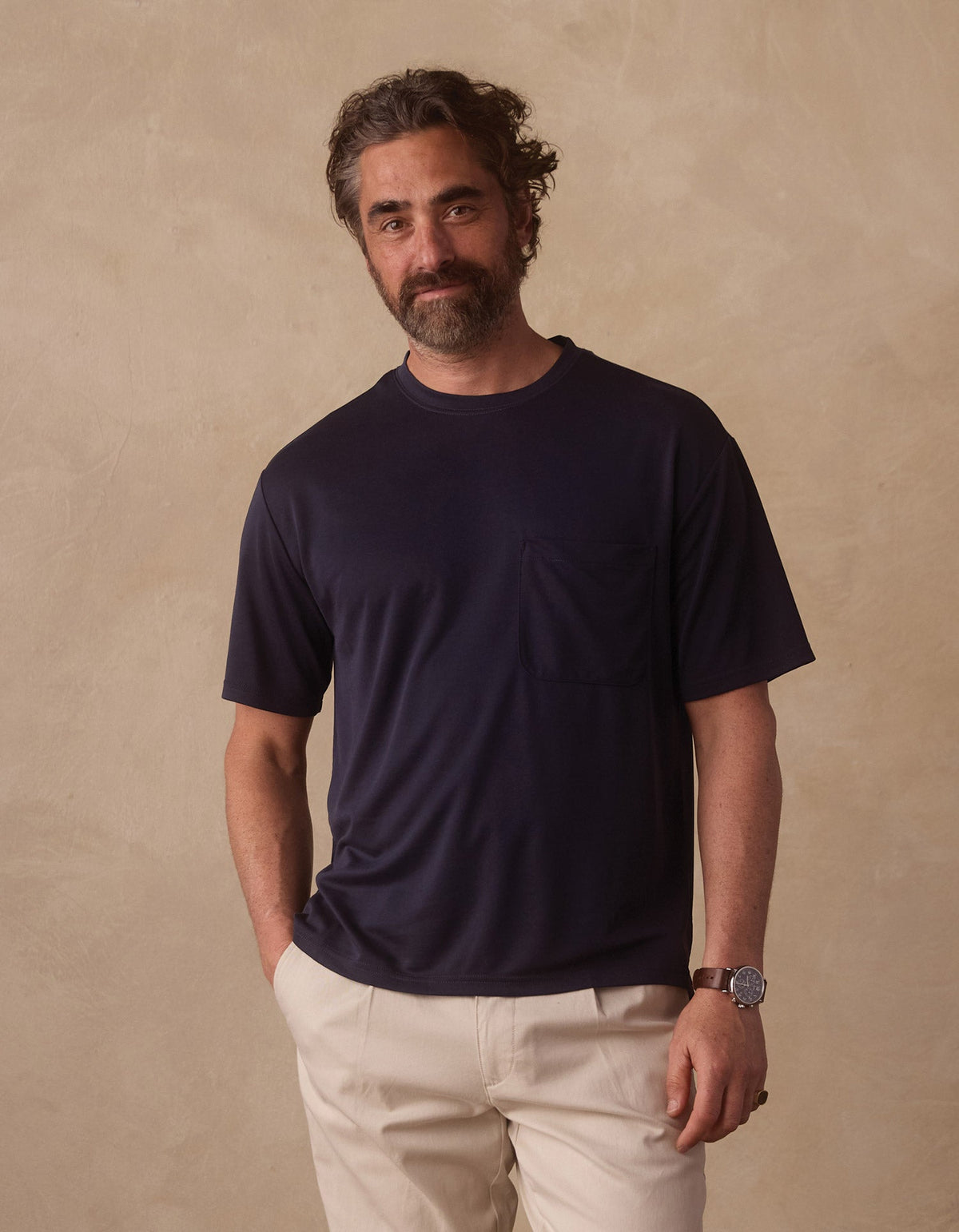 Laidback Tee in Navy