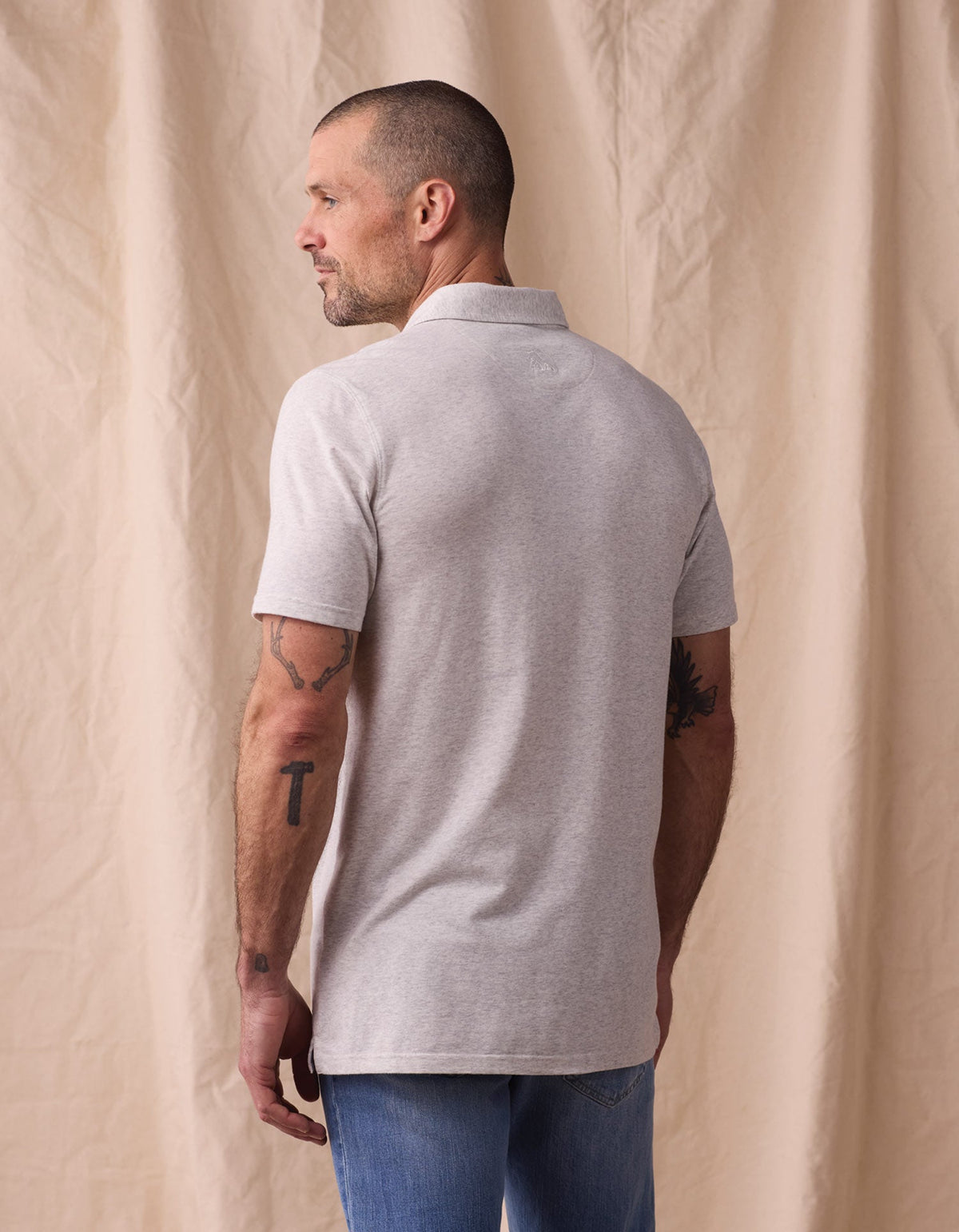 Active Puremeso Everyday Polo in Stone