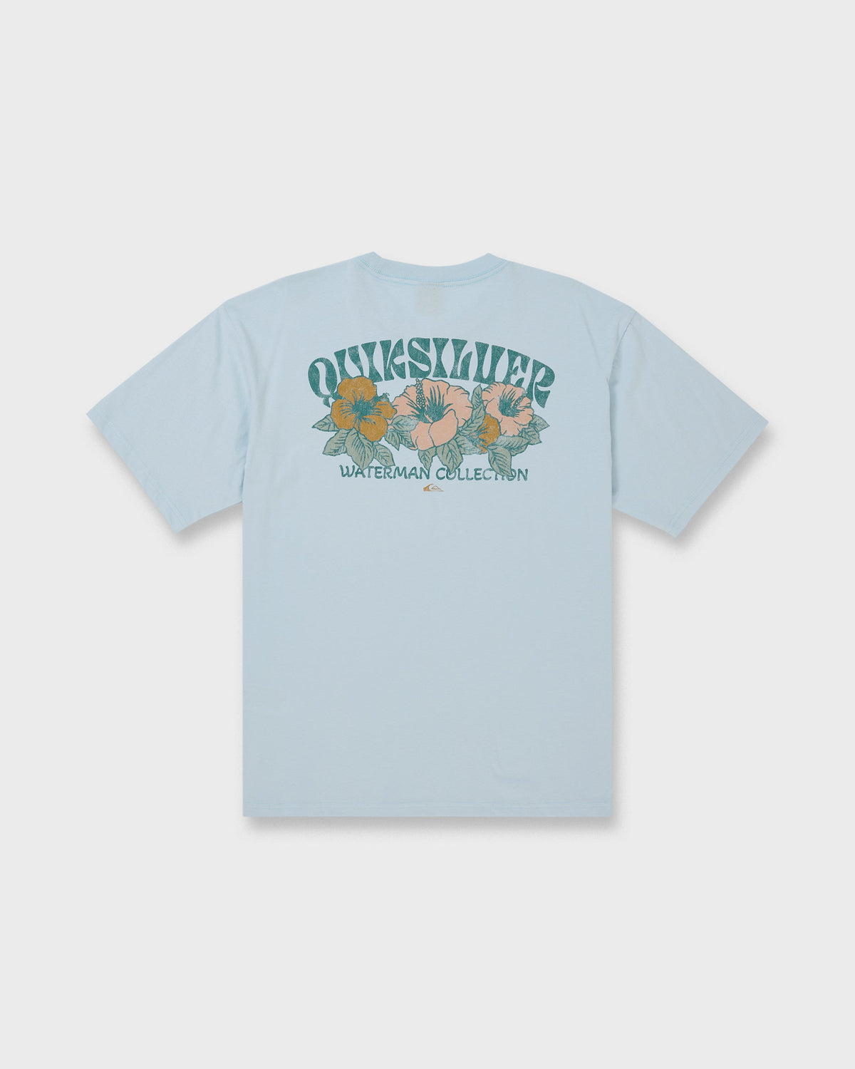 Waterman Las Flores Sueded Short Sleeve T-Shirt - Skyway