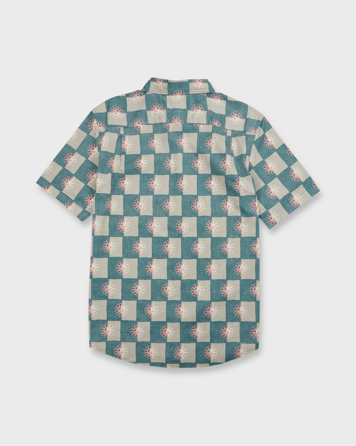 Sundial Classic Stretch Short Sleeve Woven Shirt - Mediterranea