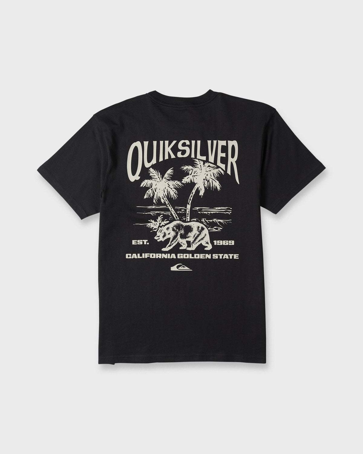 California Dreamer Classic Short Sleeve Knit T-Shirt - Black