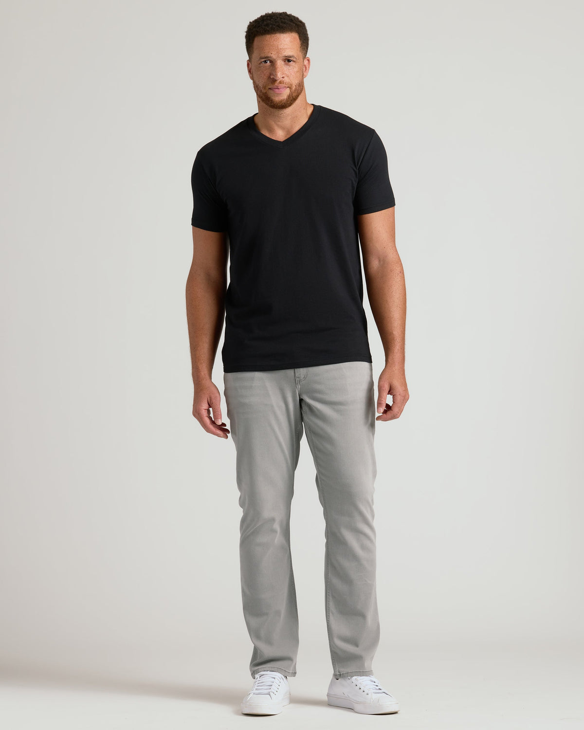 Black & White Classic Tall V-Neck 10-Pack