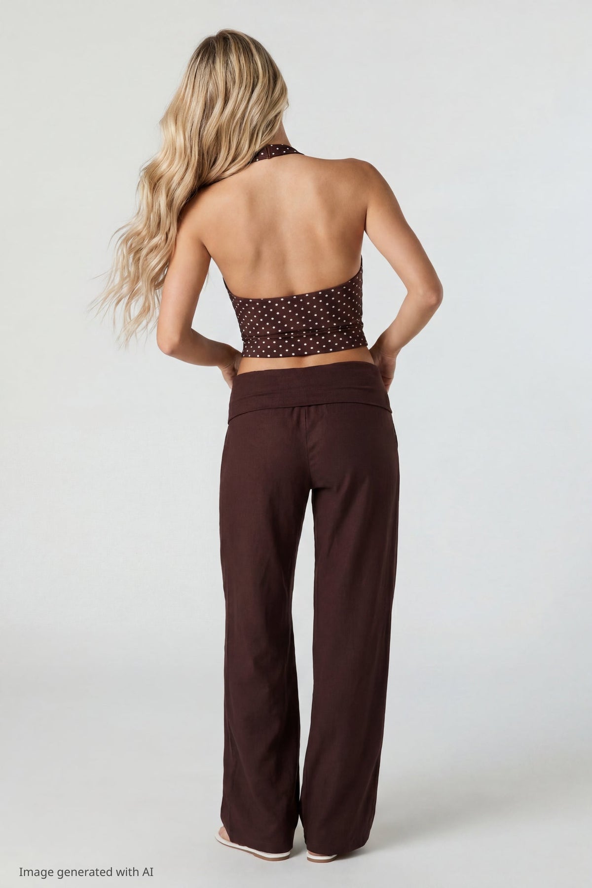 Soft V-Neck Halter Top
