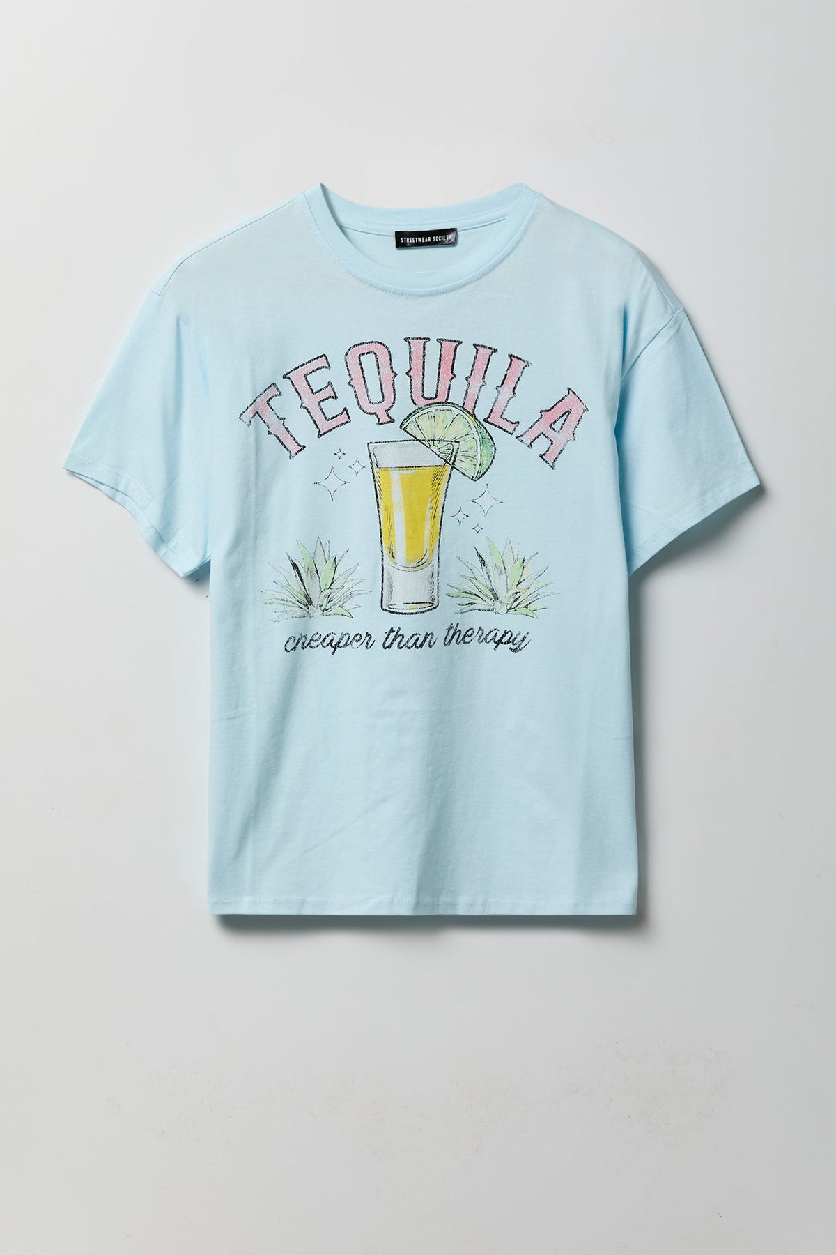 Cocktail Graphic Boyfriend T-Shirt