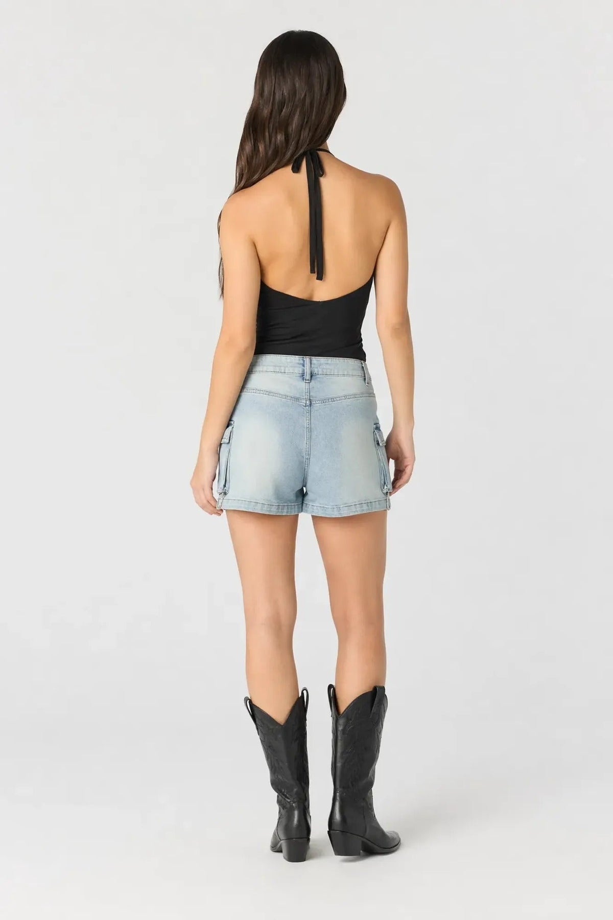 Denim Cargo Short