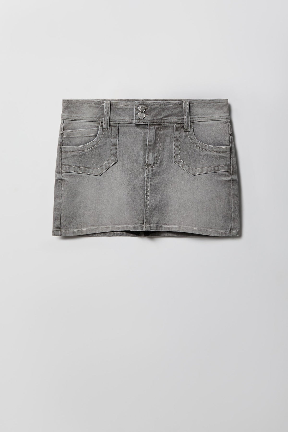 Micro Denim Skort