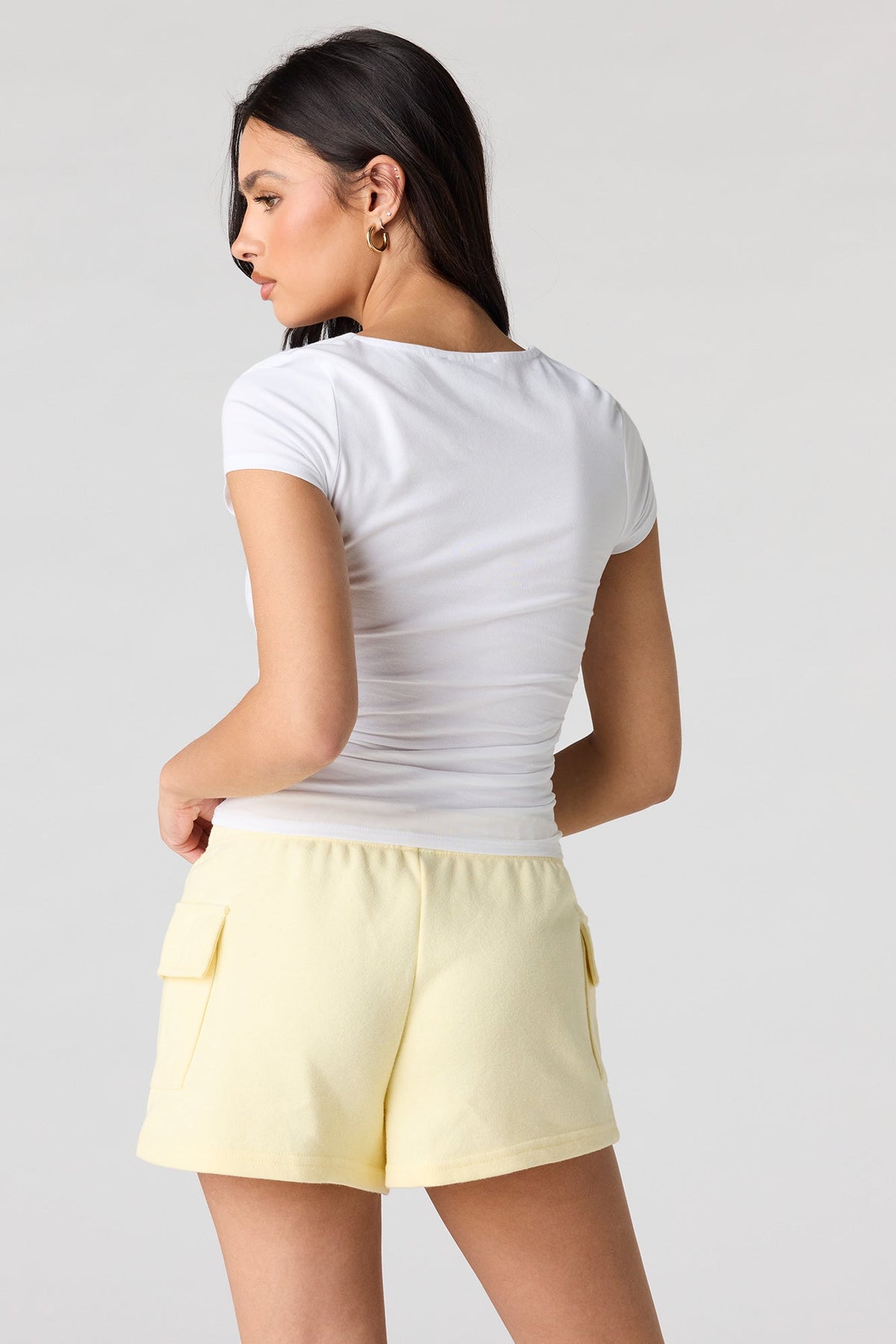 Luxe French Terry Cargo Shortie