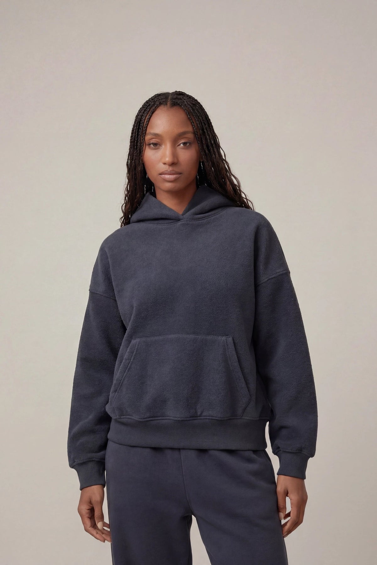 Fleece Boxy Hoodie