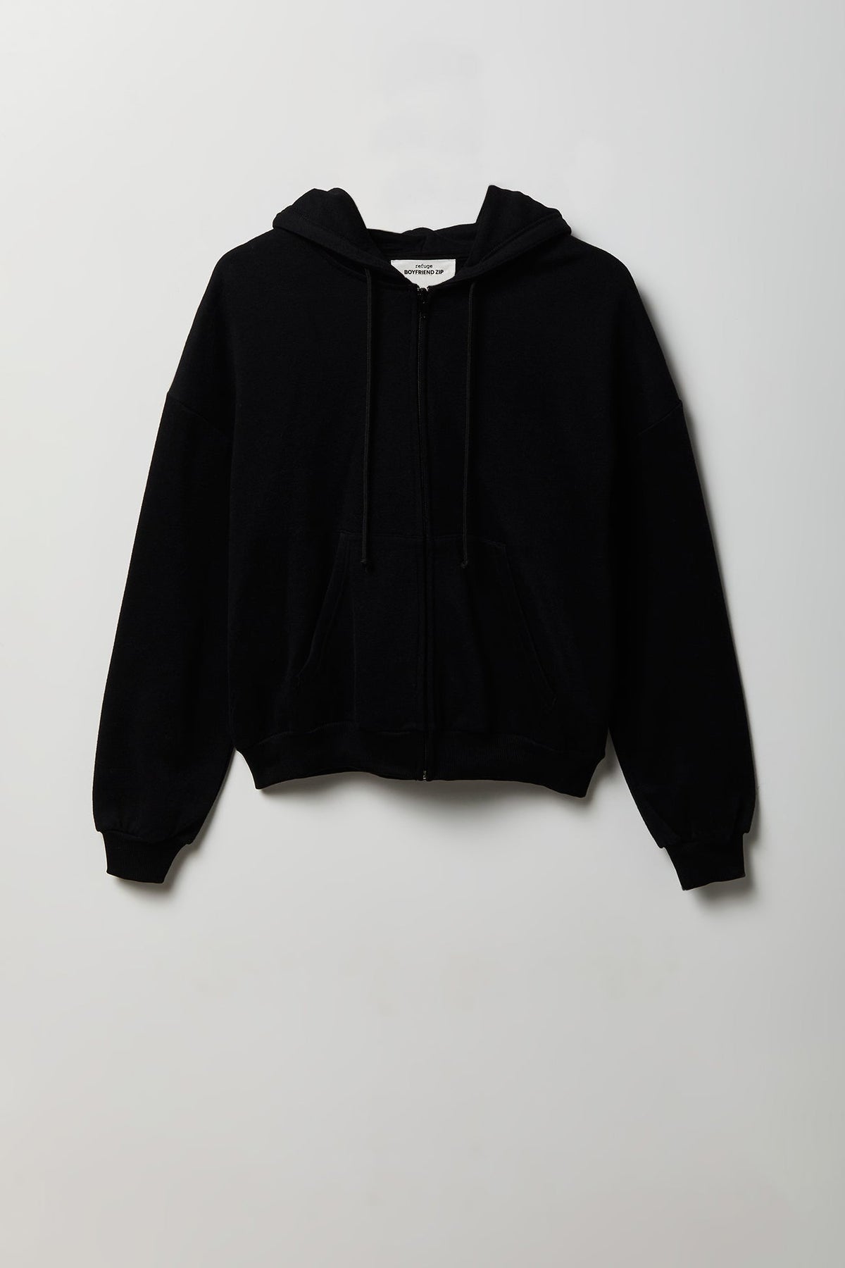 Fleece Boxy Zip Hoodie