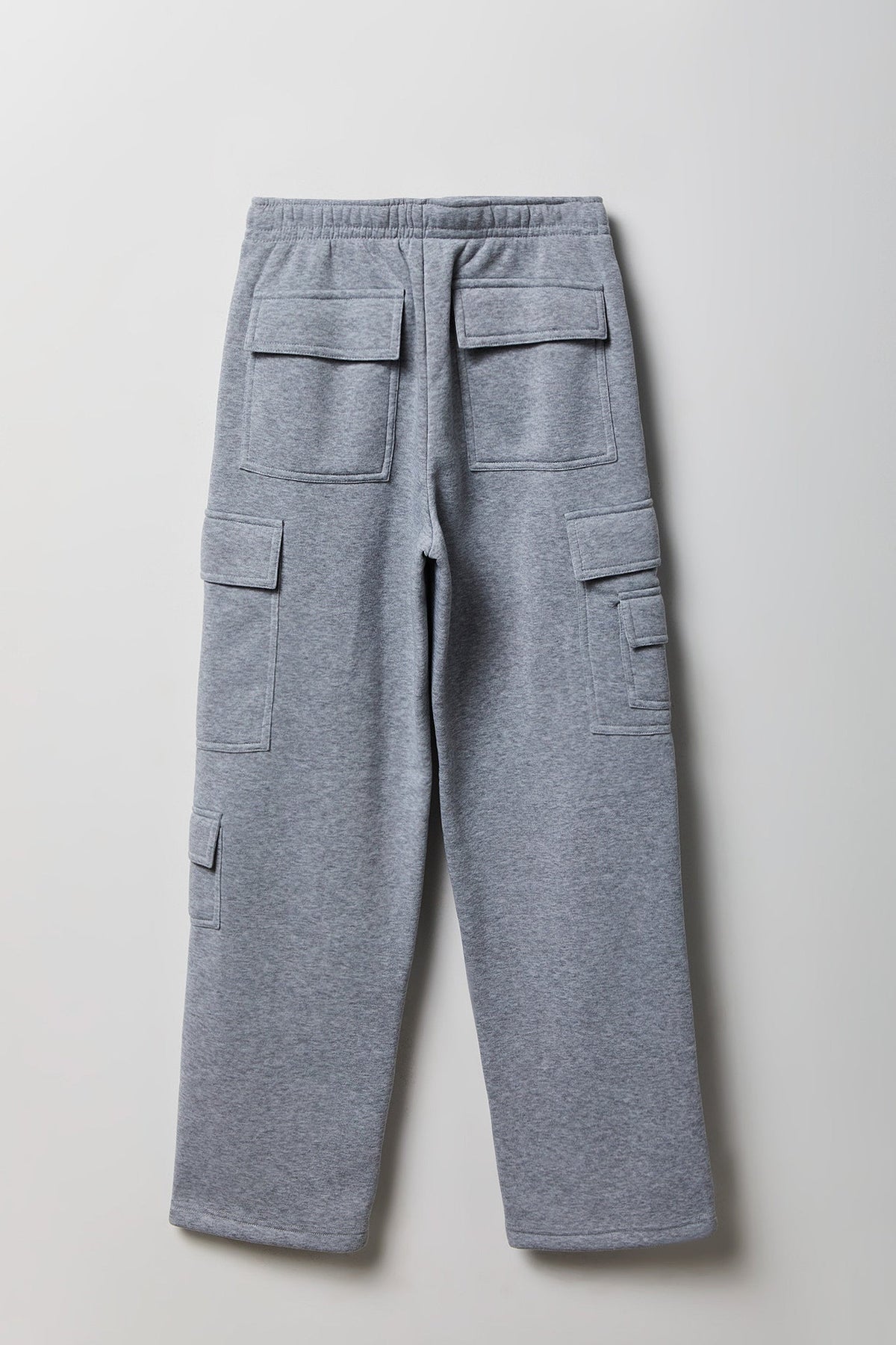 Fleece Low Rise Wide Leg Cargo Sweatpant