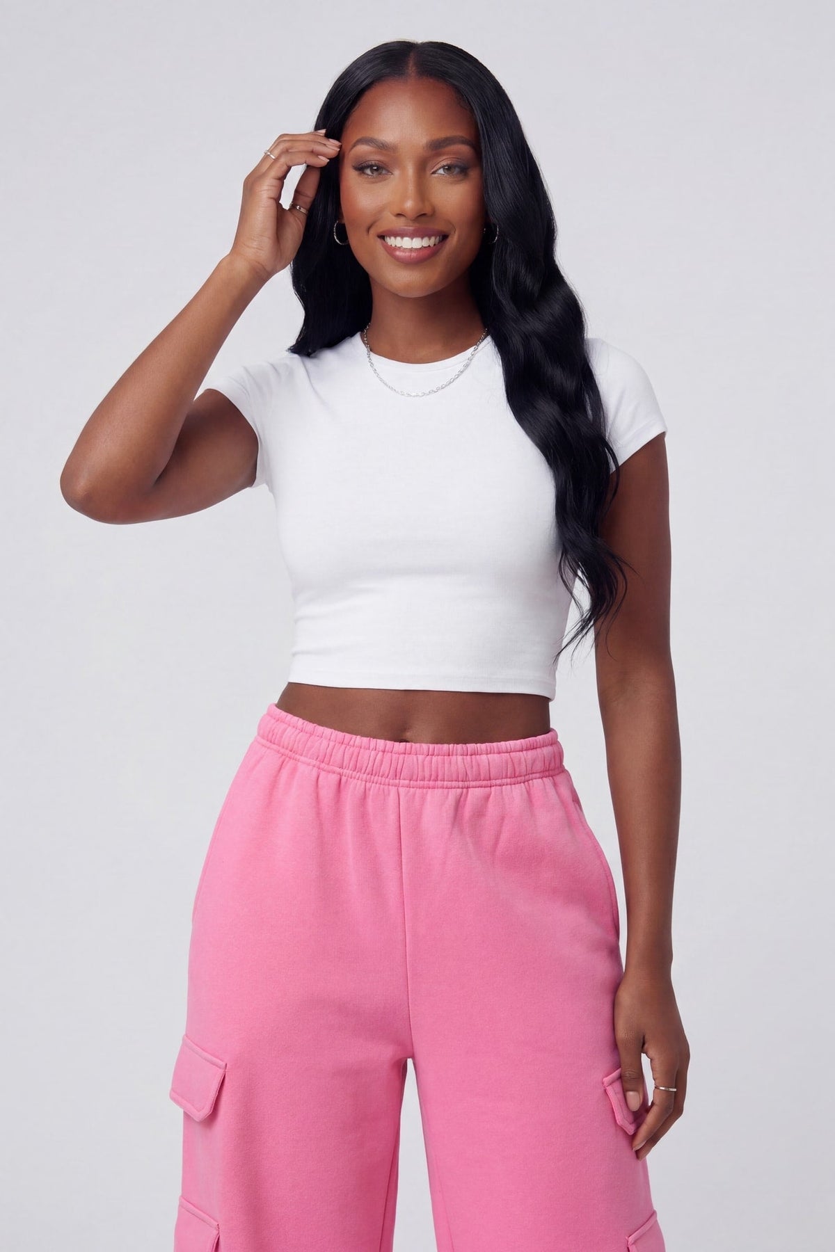 Fleece Ultra Wide Cargo Sweatpant