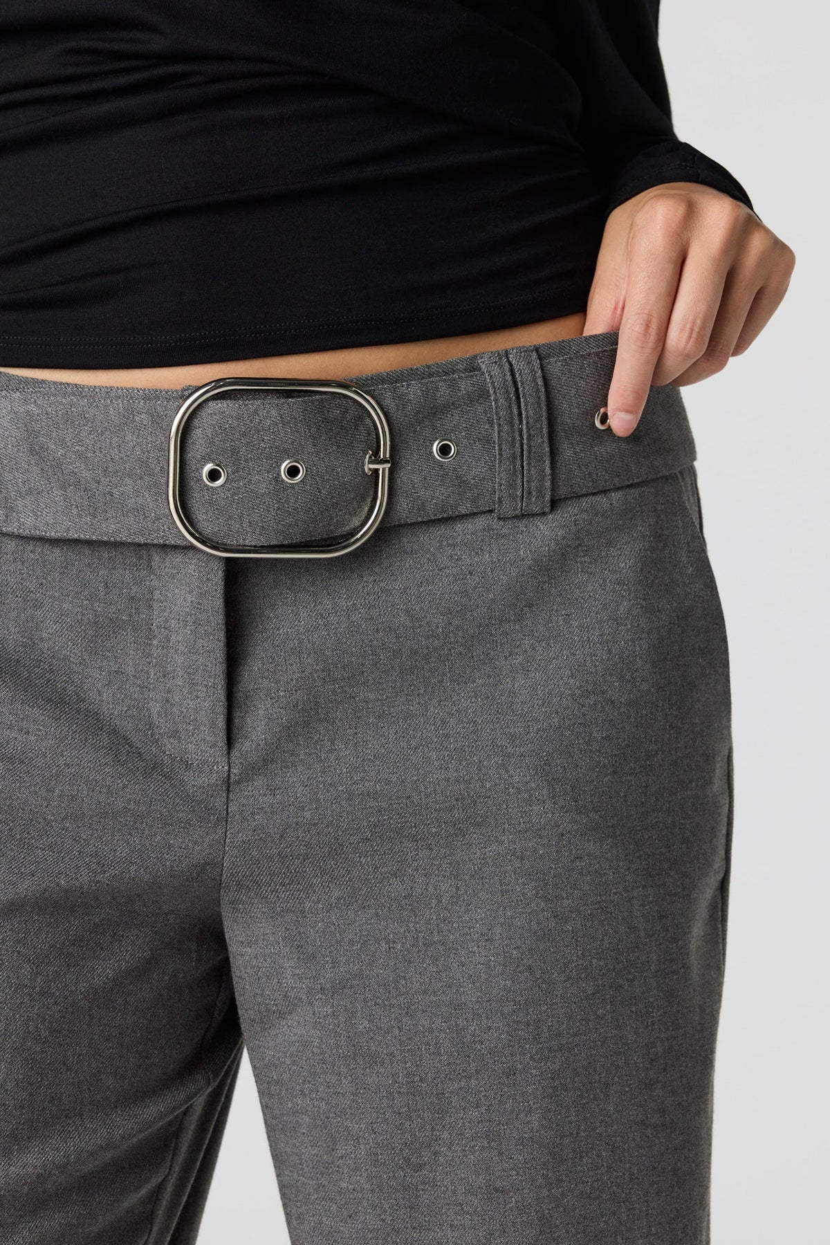 Belted Wide Leg Pant
