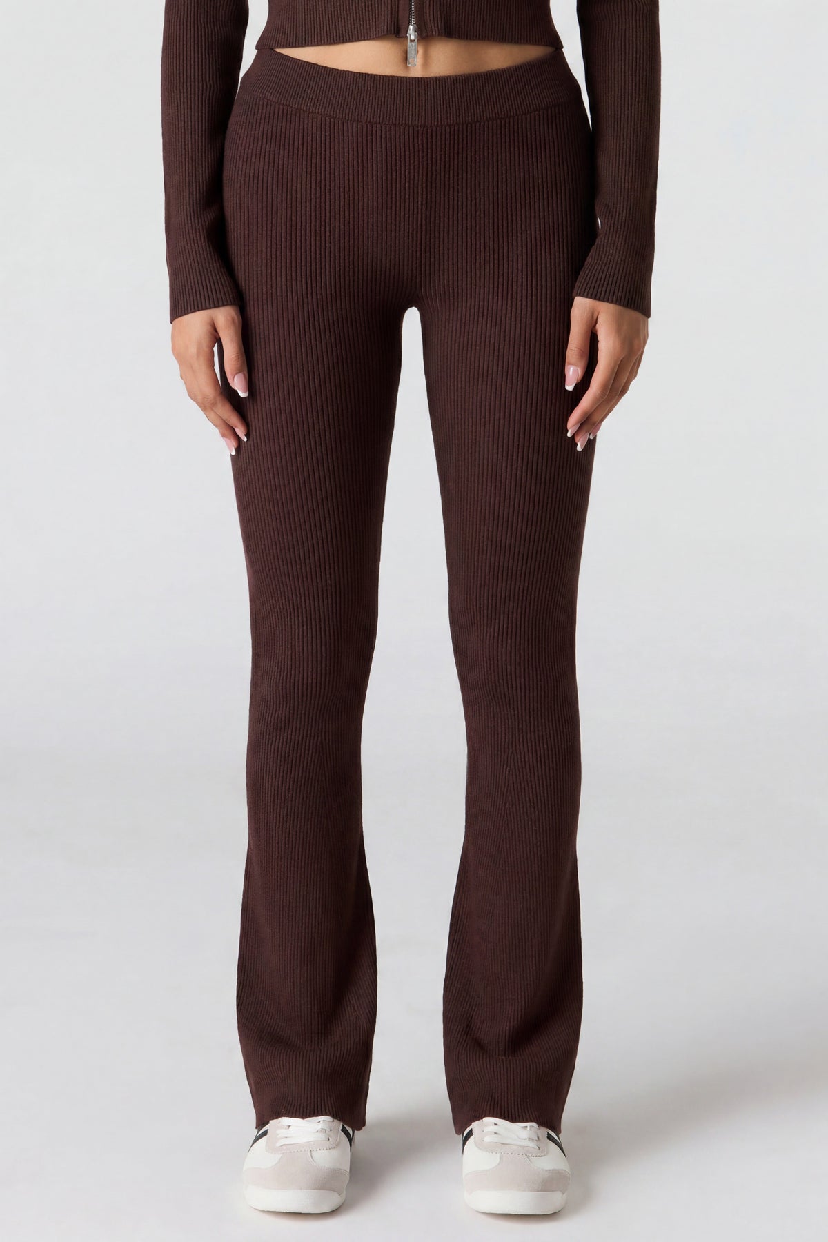 Ribbed Flare Pant