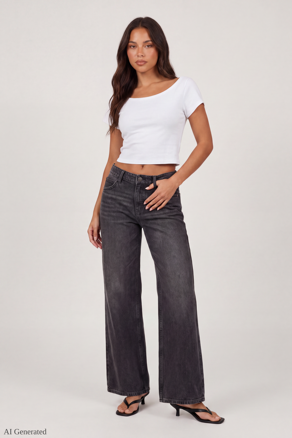 Luxe Heavy Cotton Off Shoulder T-Shirt