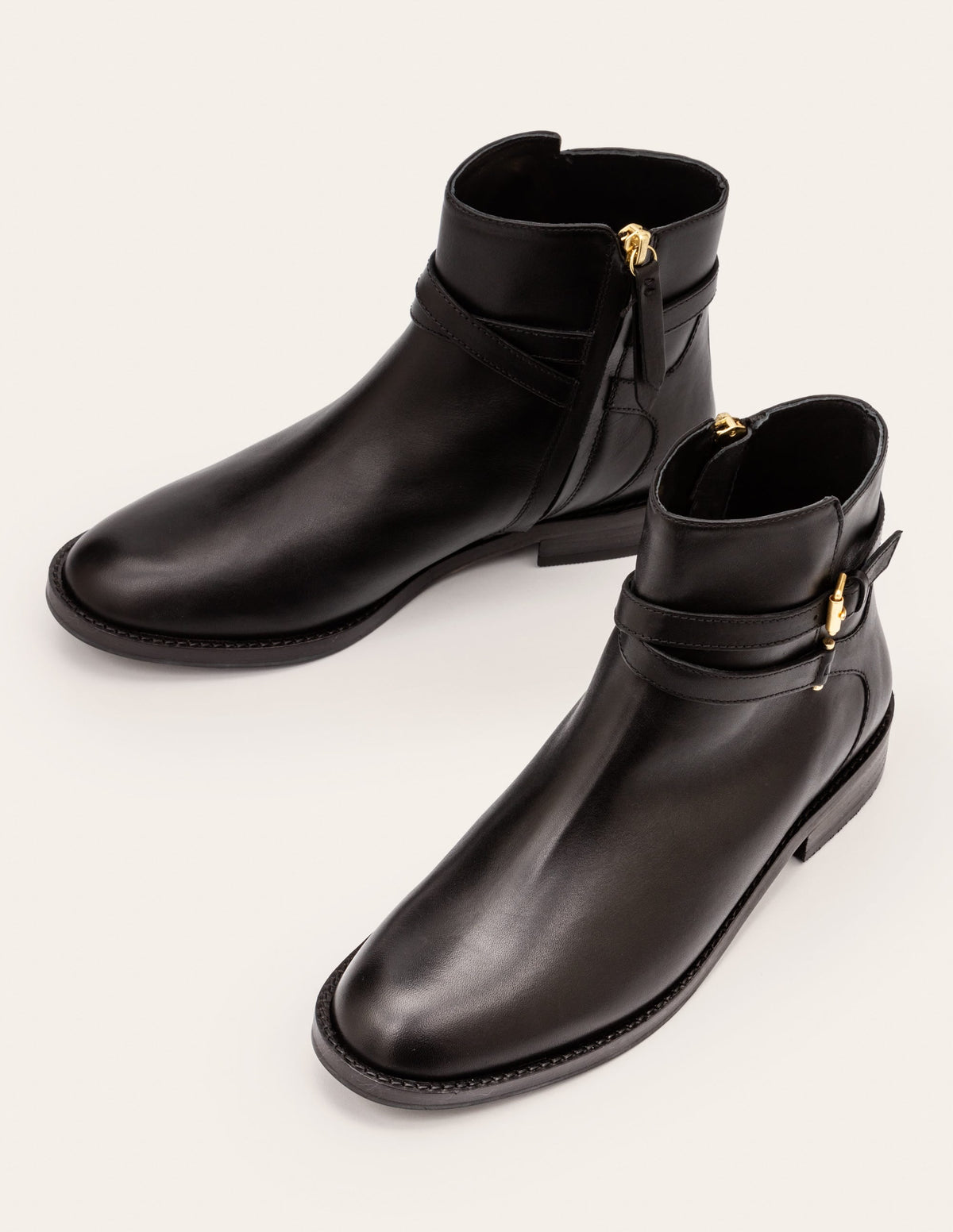 Aldeburgh Ankle Boots-Black