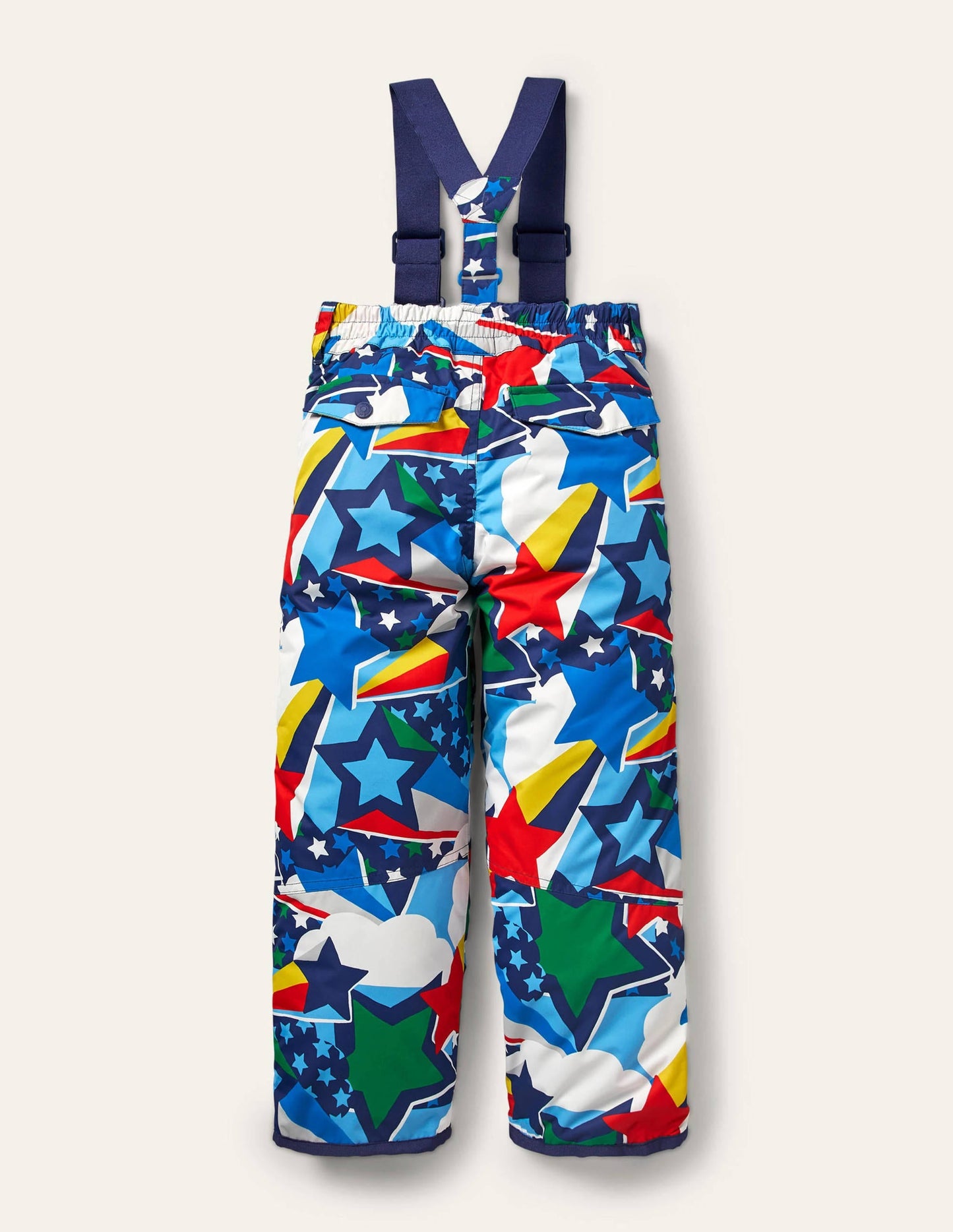 All-weather Waterproof Pants-Bright Rainbow Stars