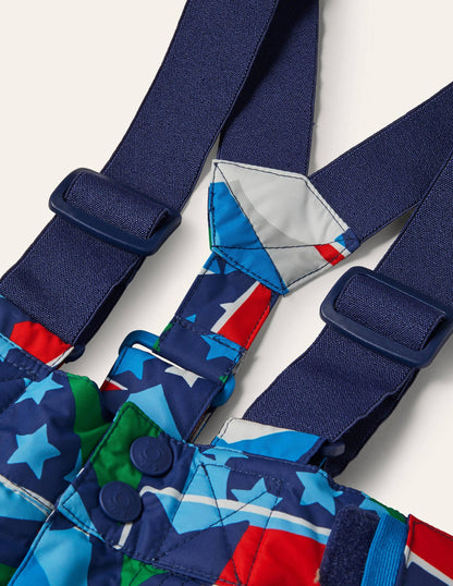 All-weather Waterproof Pants-Bright Rainbow Stars