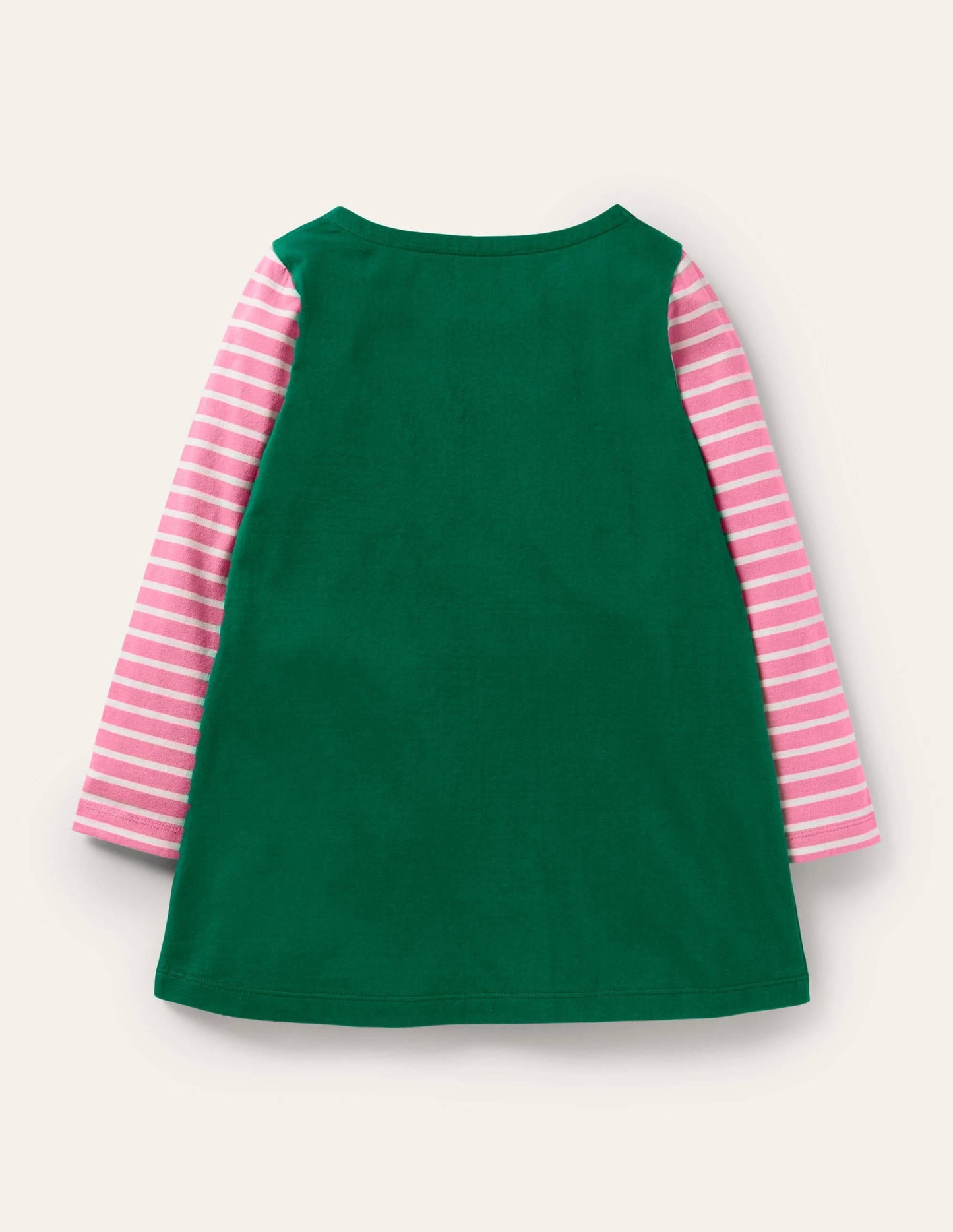 Appliqué Pocket Tunic-Forest Green Fairies