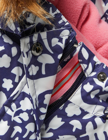 All-Weather Waterproof Jacket-Navy Woodland
