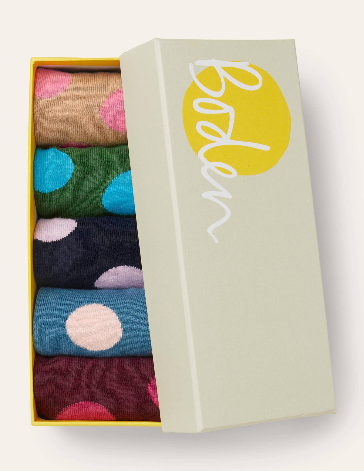 5 Pack Ankle Socks-Spot