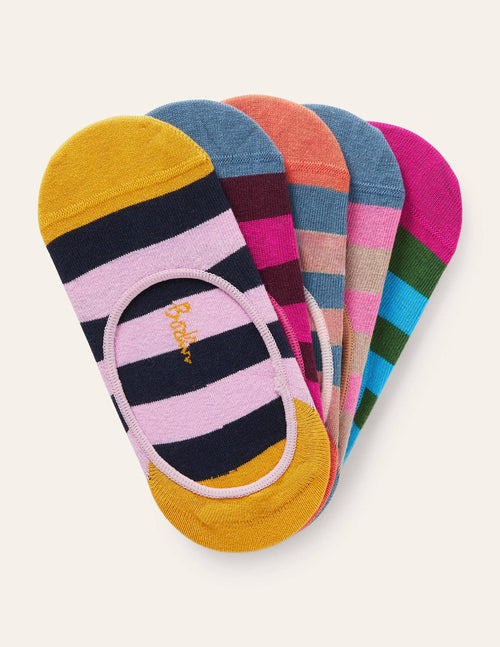 5 Pack Secret Socks-Stripe