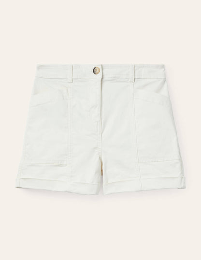 Abingdon Shorts-Ecru