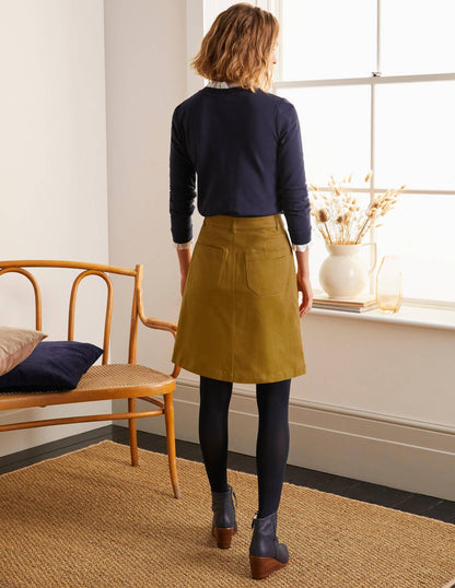 Abingdon Mini Skirt-Frankincense