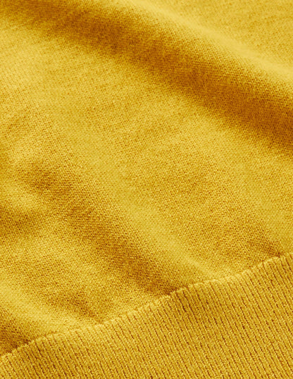 Abbotsbury Knitted Tee-Daffodil