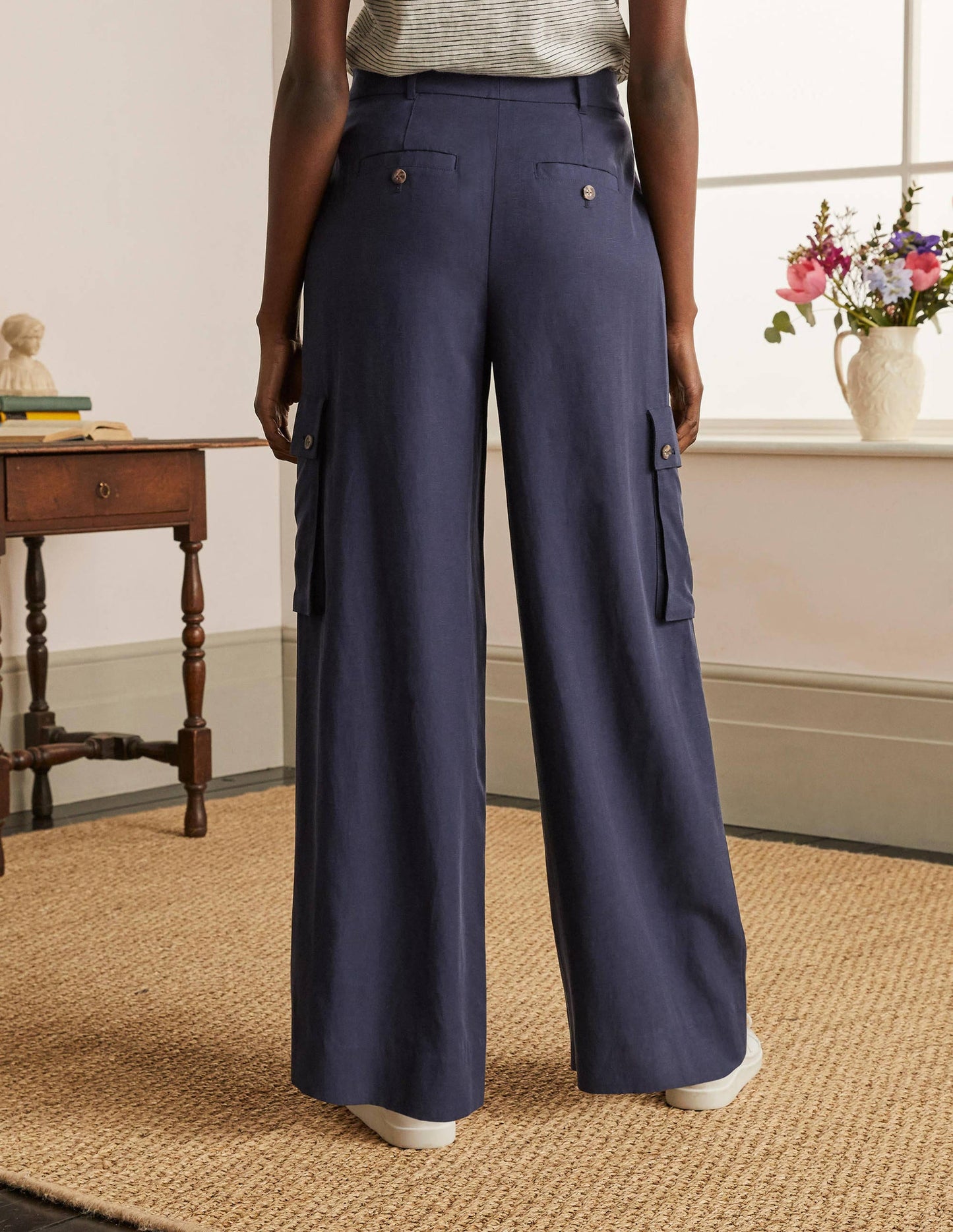 Ailesbury Cargo Pants-Navy