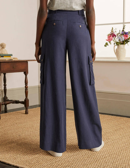 Ailesbury Cargo Pants-Navy