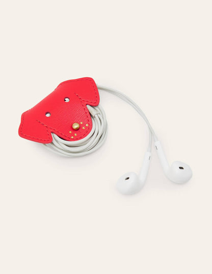 Animal Cable Tidy-Cherry Red - Dog