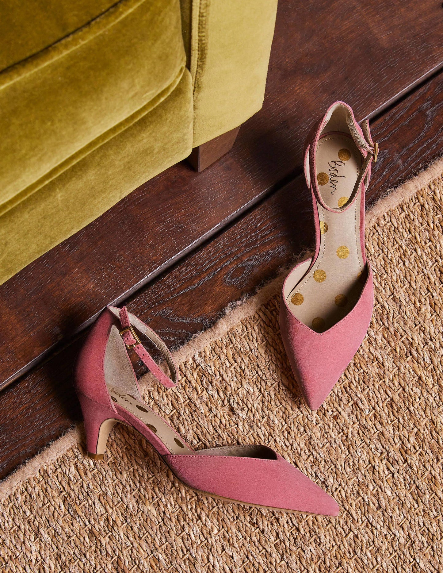 Ankle Strap Heels-Dusk Cloud Pink