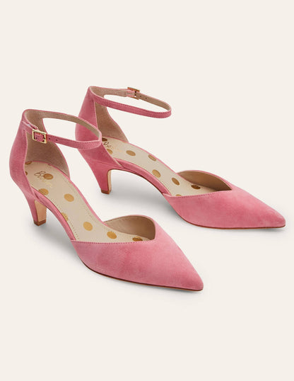 Ankle Strap Heels-Dusk Cloud Pink