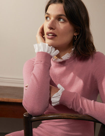 Beatrice Knitted Dress-Formica Pink