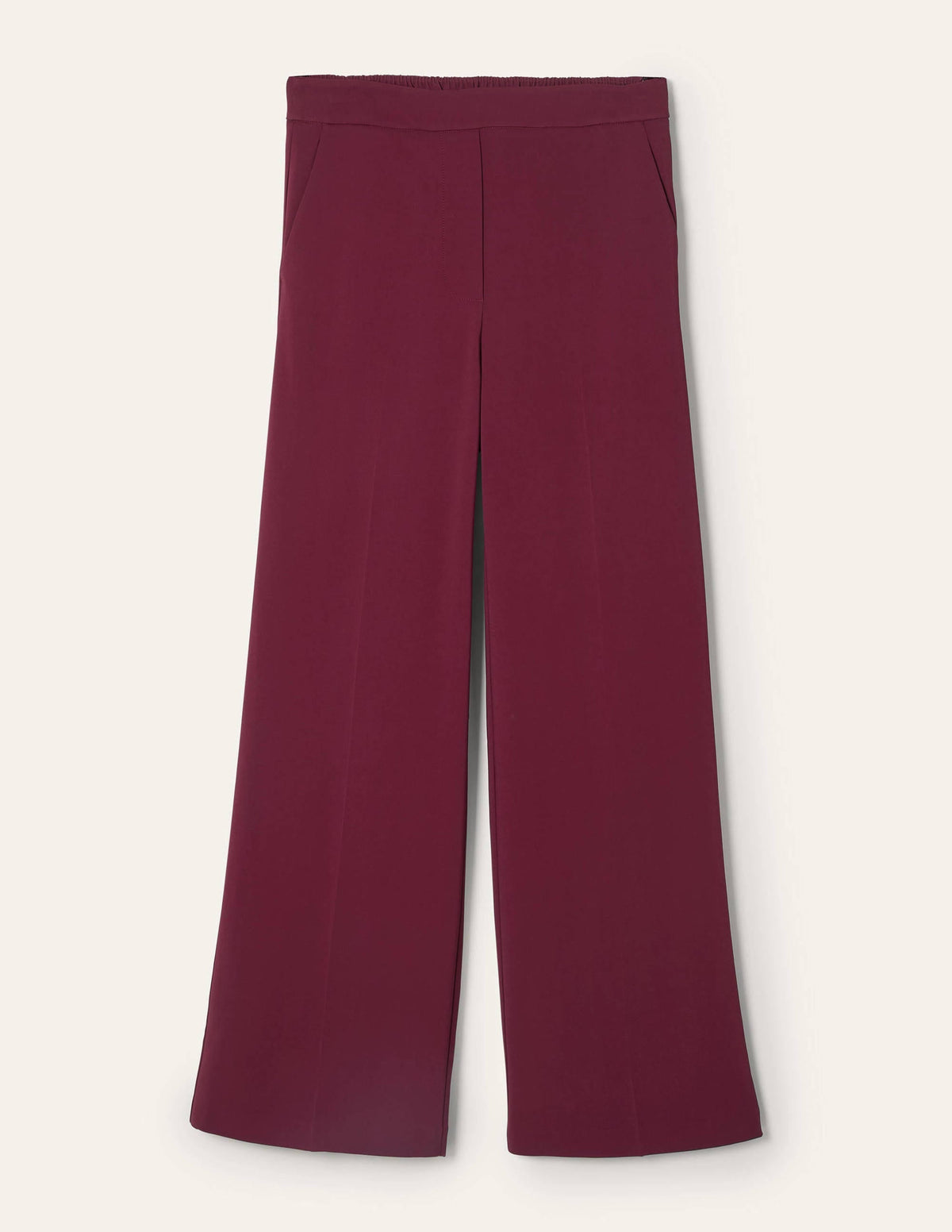 Albemarle Wide Leg Pants-Mulled Wine