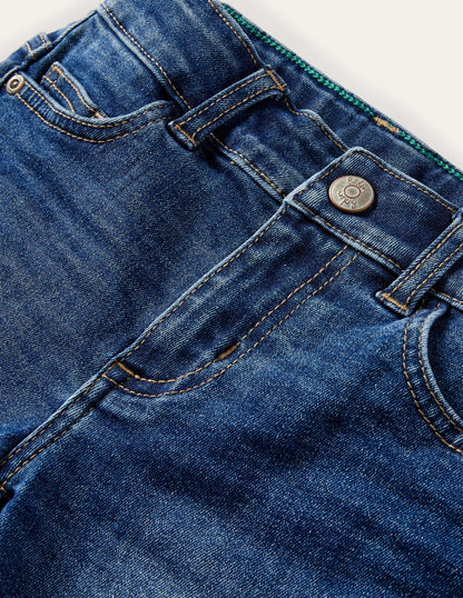 Adventure-flex Denim Shorts-Mid Vintage