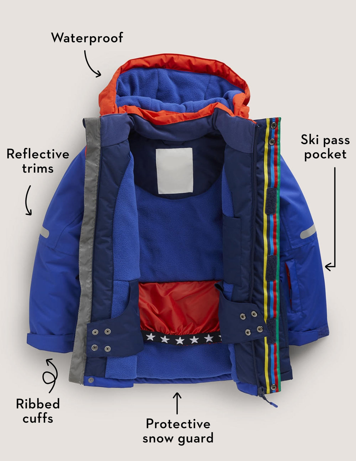 All-weather Waterproof Jacket-Multi Colourblock