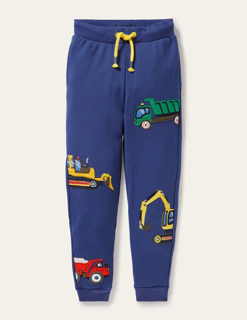 Appliqué Joggers-Starboard Blue Vehicles